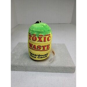 Toxic Waste Hazardously Sour Candy Keychain Clip On  Slime Licker Plush 5"